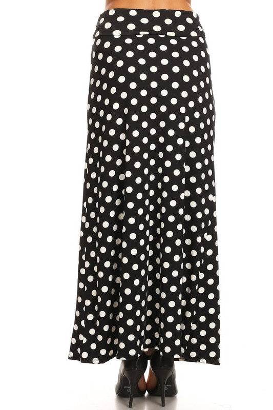 Polka dot maxi length skirt - Shop Style & More | Fresh Looks, Everyday Deals & Free Shipping