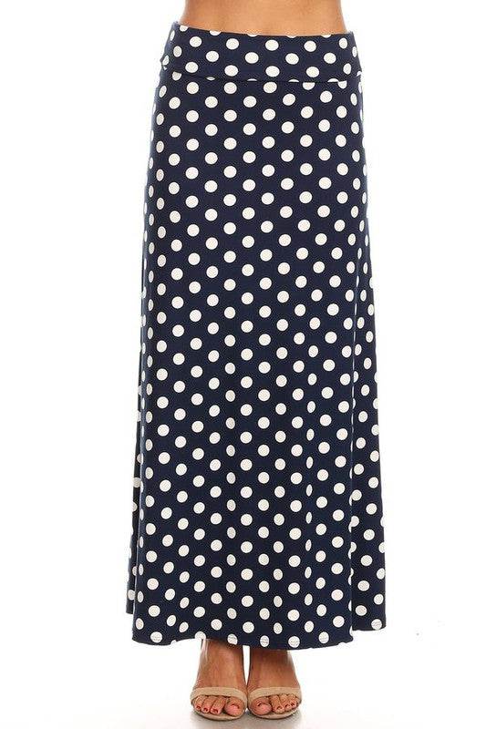 Polka dot maxi length skirt - Shop Style & More | Fresh Looks, Everyday Deals & Free Shipping