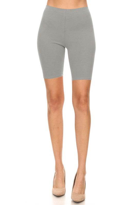 Solid high waist biker shorts - Shop Style & More | Fresh Looks, Everyday Deals & Free Shipping