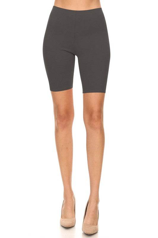 Solid high waist biker shorts - Shop Style & More | Fresh Looks, Everyday Deals & Free Shipping