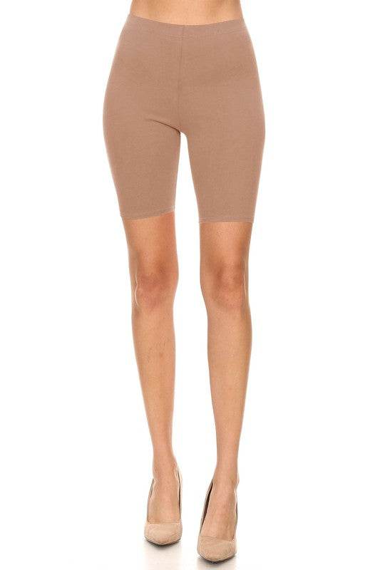 Solid high waist biker shorts - Shop Style & More | Fresh Looks, Everyday Deals & Free Shipping