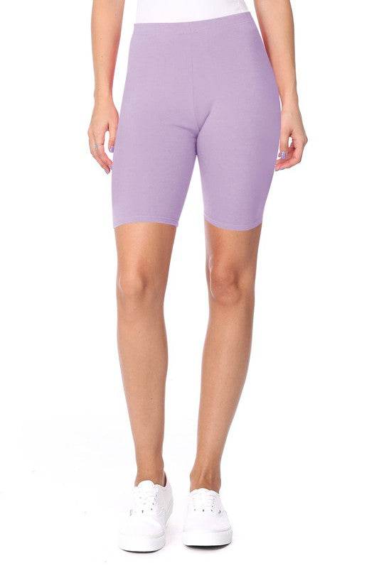 Solid high waist biker shorts - Shop Style & More | Fresh Looks, Everyday Deals & Free Shipping
