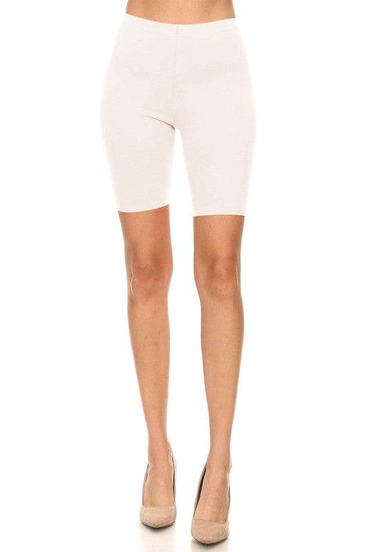 Solid high waist biker shorts - Shop Style & More | Fresh Looks, Everyday Deals & Free Shipping