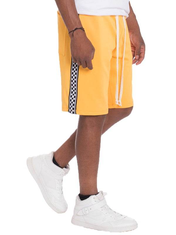 Weiv Mens Checkered Stripe Track Shorts - Shop Style & More | Fresh Looks, Everyday Deals & Free Shipping