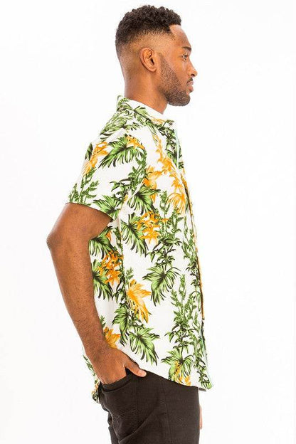 Weiv Mens Print Hawaiian Shirt - Shop Style & More | Fresh Looks, Everyday Deals & Free Shipping