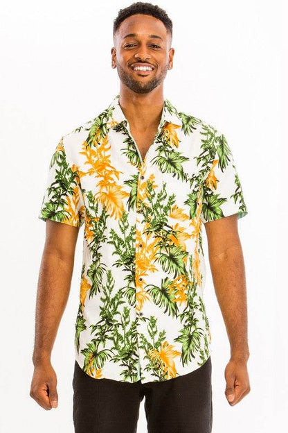 Weiv Mens Print Hawaiian Shirt - Shop Style & More | Fresh Looks, Everyday Deals & Free Shipping