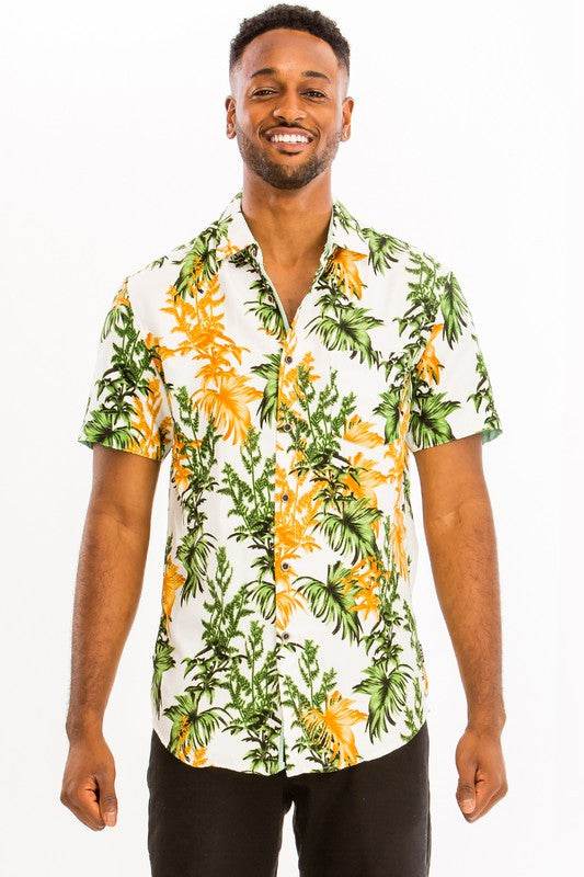 Weiv Mens Print Hawaiian Shirt - Shop Style & More | Fresh Looks, Everyday Deals & Free Shipping