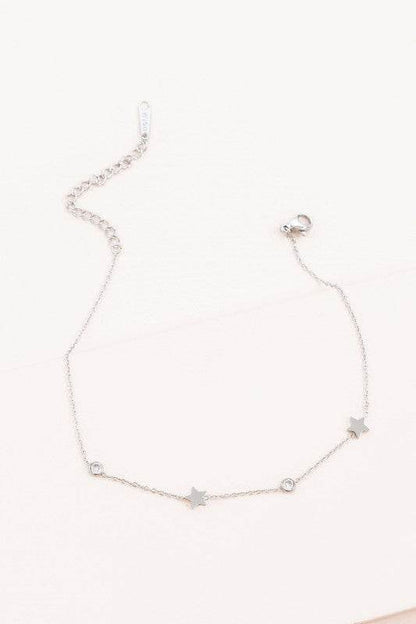 Starry Eyed Rhinestone Anklet - Shop Style & More | Fresh Looks, Everyday Deals & Free Shipping