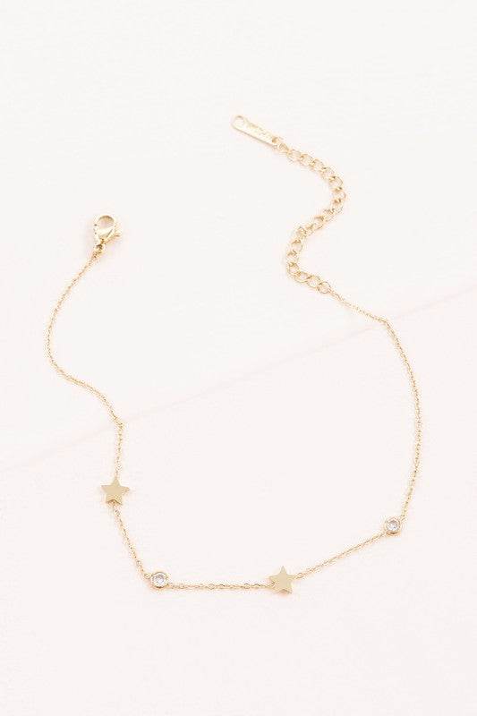 Starry Eyed Rhinestone Anklet - Shop Style & More | Fresh Looks, Everyday Deals & Free Shipping