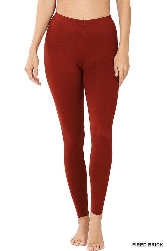 Premium Microfiber Full Length Leggings - Shop Style & More | Fresh Looks, Everyday Deals & Free Shipping