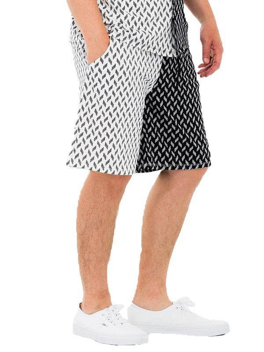 Weiv Mens Diamond Two Tone Print Shorts - Shop Style & More | Fresh Looks, Everyday Deals & Free Shipping