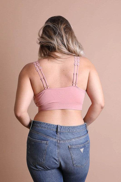 Boho Eye Lace Applique Bralette Plus Size - Shop Style & More | Fresh Looks, Everyday Deals & Free Shipping