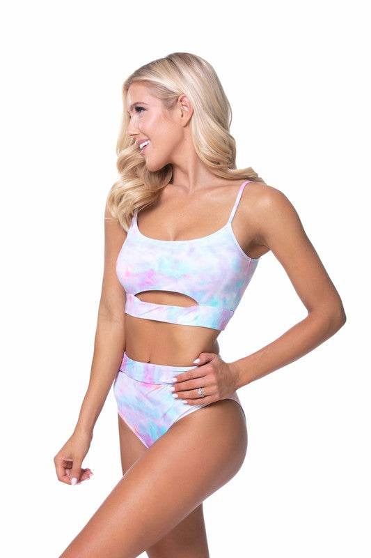TIE DYE HIGH WAIST BIKINI SET - Shop Style & More | Fresh Looks, Everyday Deals & Free Shipping