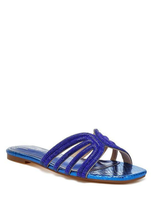 Dindy Rhinestone Cut Out Flats - Shop Style & More | Fresh Looks, Everyday Deals & Free Shipping