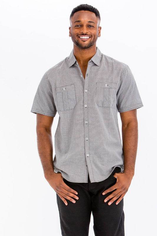 Mens Short Sleeve Button Down Shirt - Shop Style & More | Fresh Looks, Everyday Deals & Free Shipping