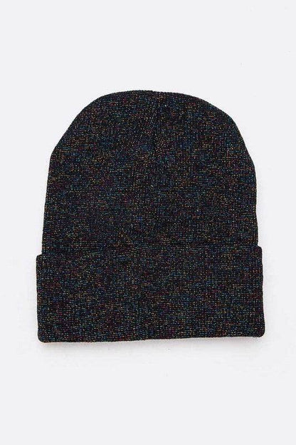 Metallic Basic Knit Cuffed Beanie Set - Shop Style & More | Fresh Looks, Everyday Deals & Free Shipping