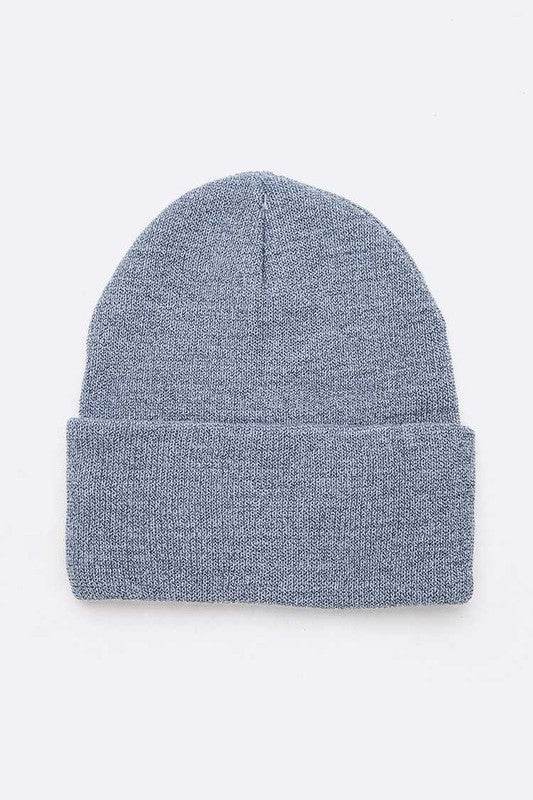 Metallic Basic Knit Cuffed Beanie Set - Shop Style & More | Fresh Looks, Everyday Deals & Free Shipping