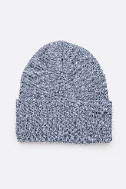 Metallic Basic Knit Cuffed Beanie Set - Shop Style & More | Fresh Looks, Everyday Deals & Free Shipping
