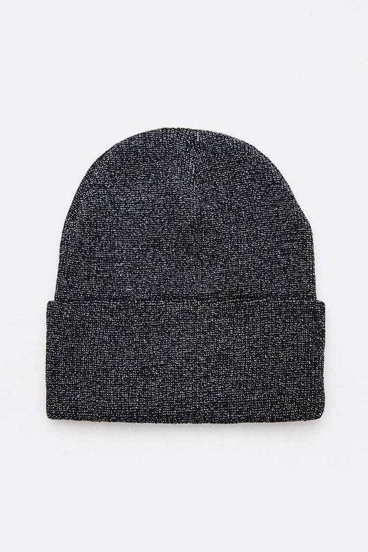 Metallic Basic Knit Cuffed Beanie Set - Shop Style & More | Fresh Looks, Everyday Deals & Free Shipping