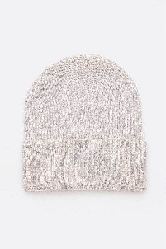 Metallic Basic Knit Cuffed Beanie Set - Shop Style & More | Fresh Looks, Everyday Deals & Free Shipping