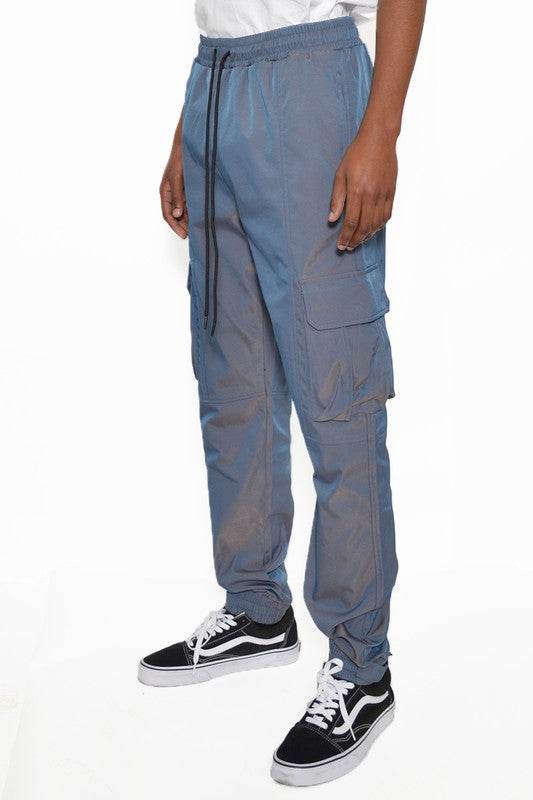 PEACOCK IRIDESCEINT JOGGER PANTS - Shop Style & More | Fresh Looks, Everyday Deals & Free Shipping