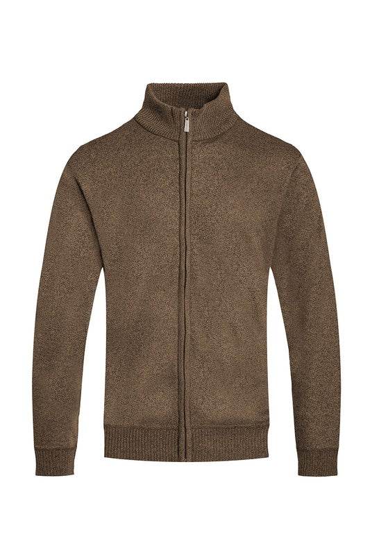 Weiv Mens Solid Full Zip Sweater - Shop Style & More | Fresh Looks, Everyday Deals & Free Shipping