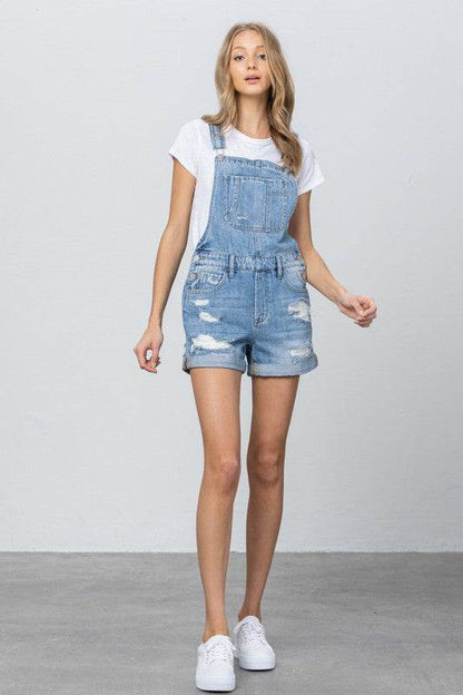 HIGH RISE SHORTALL OVERALL - Shop Style & More | Fresh Looks, Everyday Deals & Free Shipping