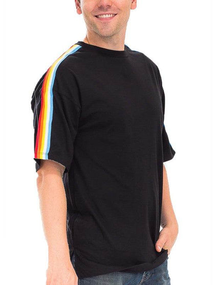 RAINBOW TAPE SHORT SLEEVE TSHIRT - Shop Style & More | Fresh Looks, Everyday Deals & Free Shipping