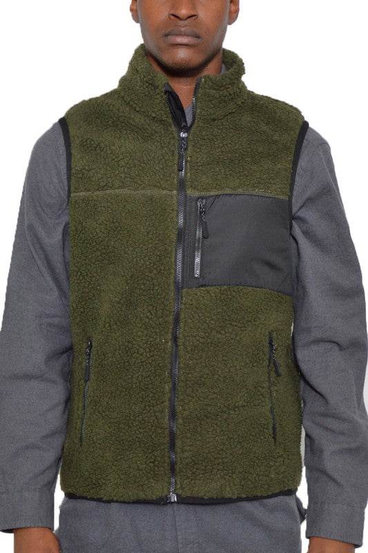 Padded Sherpa Fleece Vest - Shop Style & More | Fresh Looks, Everyday Deals & Free Shipping
