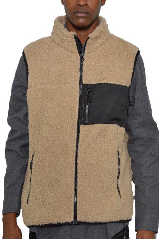 Padded Sherpa Fleece Vest - Shop Style & More | Fresh Looks, Everyday Deals & Free Shipping