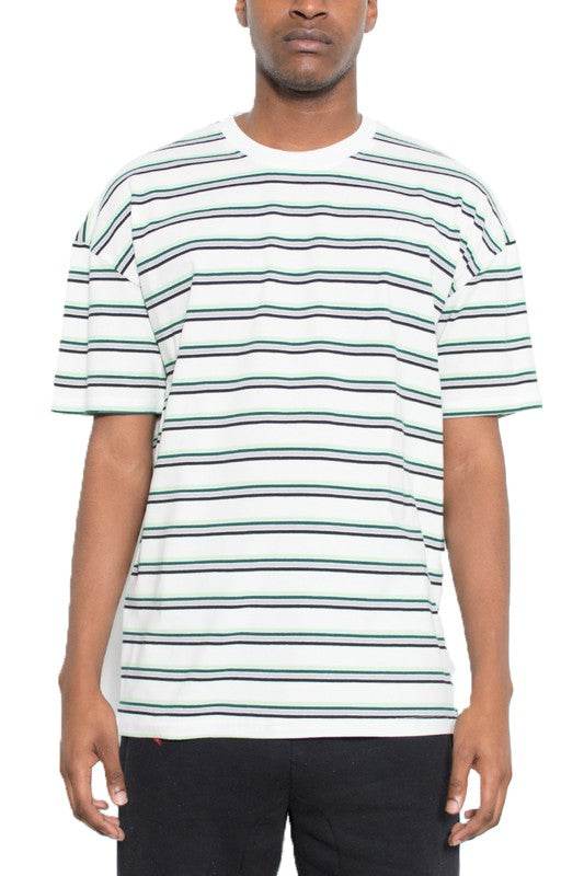Striped Round Neck Tshirt - Shop Style & More | Fresh Looks, Everyday Deals & Free Shipping