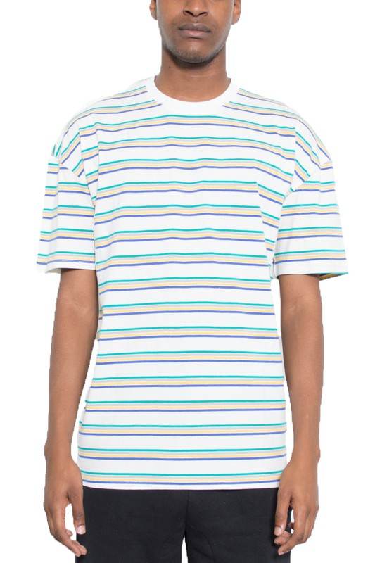 Striped Round Neck Tshirt - Shop Style & More | Fresh Looks, Everyday Deals & Free Shipping