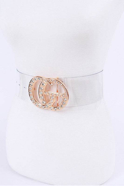 Crystal Logo Clear PVC Belt - Shop Style & More | Fresh Looks, Everyday Deals & Free Shipping