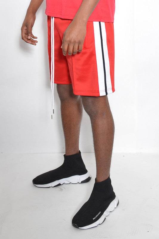 Short Sleeve Striped Tape Tshirt - Shop Style & More | Fresh Looks, Everyday Deals & Free Shipping