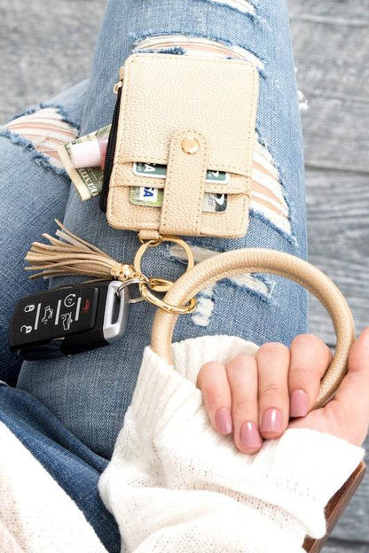 Key Ring Wallet Bracelet ID Zip Up - Shop Style & More | Fresh Looks, Everyday Deals & Free Shipping