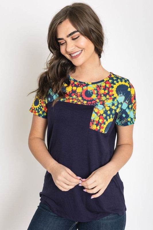 Medallion Front Pocket Tunic - Shop Style & More | Fresh Looks, Everyday Deals & Free Shipping