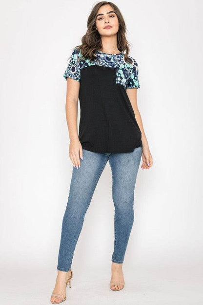 Medallion Front Pocket Tunic - Shop Style & More | Fresh Looks, Everyday Deals & Free Shipping