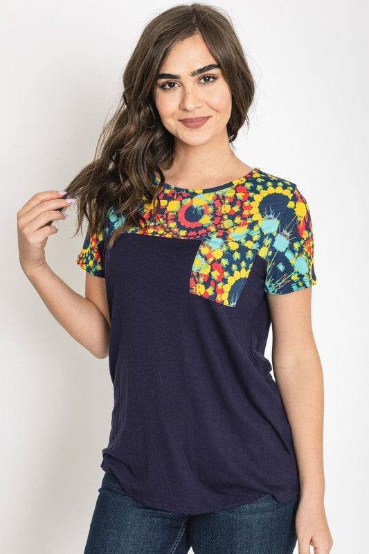 Medallion Front Pocket Tunic - Shop Style & More | Fresh Looks, Everyday Deals & Free Shipping