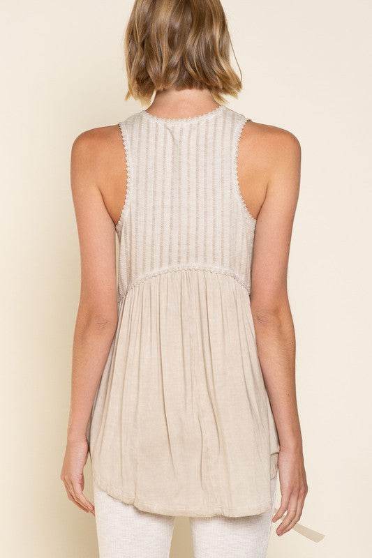 Simple But Unique Babydoll Knit Tank Top - Shop Style & More | Fresh Looks, Everyday Deals & Free Shipping