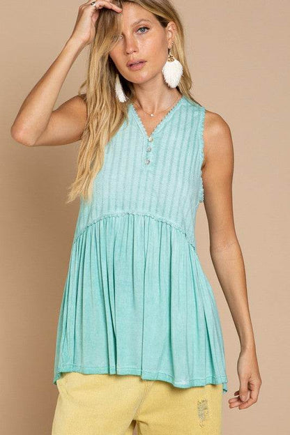 Simple But Unique Babydoll Knit Tank Top - Shop Style & More | Fresh Looks, Everyday Deals & Free Shipping