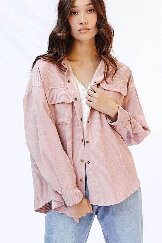 Ribbed corduroy jacket - Shop Style & More | Fresh Looks, Everyday Deals & Free Shipping