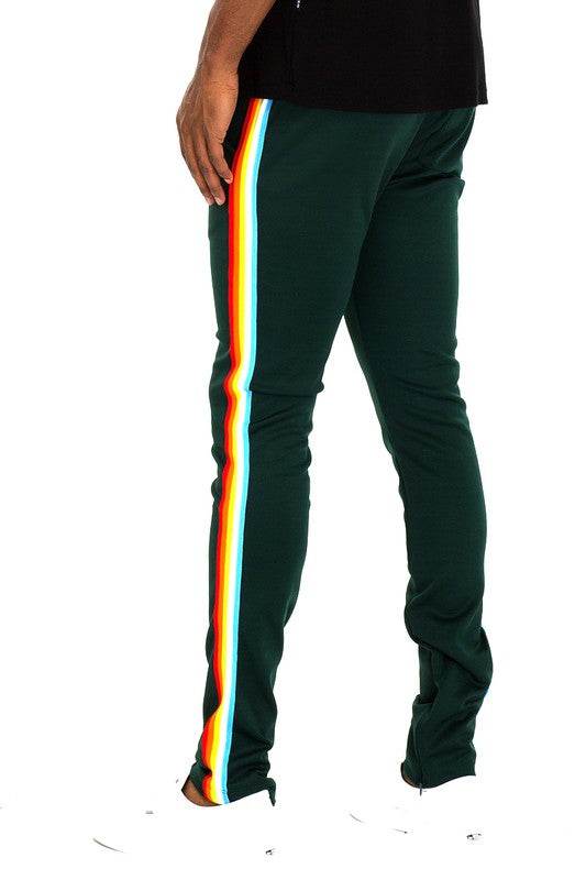 RAINBOW TAPE TRACK PANTS - Shop Style & More | Fresh Looks, Everyday Deals & Free Shipping