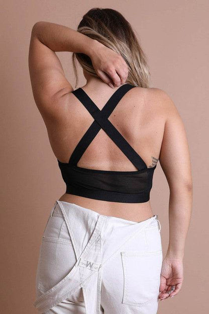 Cross Front Bralette Plus - Shop Style & More | Fresh Looks, Everyday Deals & Free Shipping
