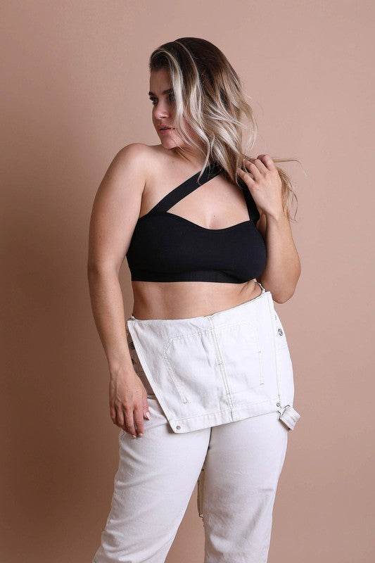 Cross Front Bralette Plus - Shop Style & More | Fresh Looks, Everyday Deals & Free Shipping