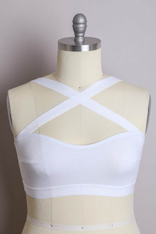 Cross Front Bralette Plus - Shop Style & More | Fresh Looks, Everyday Deals & Free Shipping
