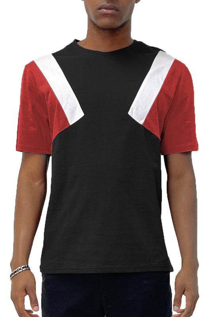 Color Block Short Sleeve Tshirt - Shop Style & More | Fresh Looks, Everyday Deals & Free Shipping