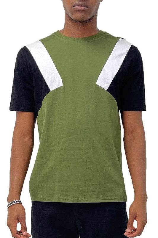 Color Block Short Sleeve Tshirt - Shop Style & More | Fresh Looks, Everyday Deals & Free Shipping
