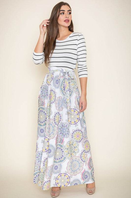 Sash Maxi Dress With Pockets - Shop Style & More | Fresh Looks, Everyday Deals & Free Shipping