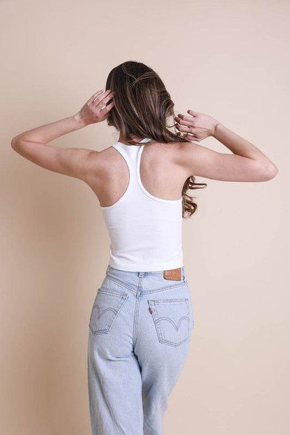 High Neck Racerback Brami Top - Shop Style & More | Fresh Looks, Everyday Deals & Free Shipping