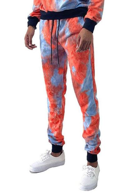COTTON TYE DYE SWEAT PANTS - Shop Style & More | Fresh Looks, Everyday Deals & Free Shipping